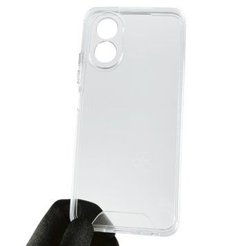 Чохол для Oppo A38 4G CPH2579 щільний із металевимі кнопкамі на оппо а38 прозорий 0002297 фото