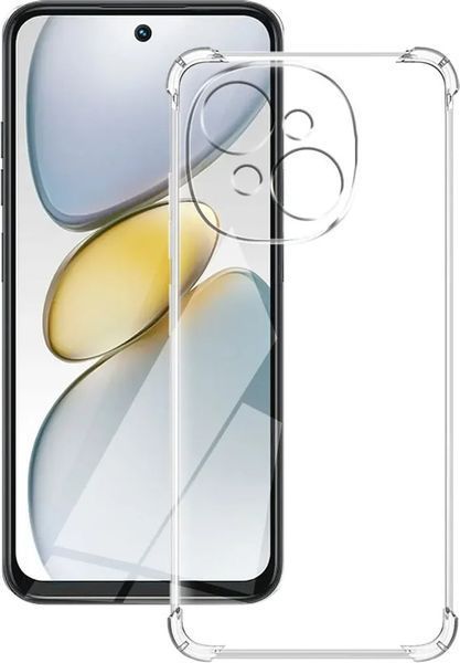 Противоударный чехол для Tecno Spark Go 1 (KL1) прозрачный, усиленные углы с защитой камеры, TPU (тесно спарк го 1 кл1) 0061662 фото