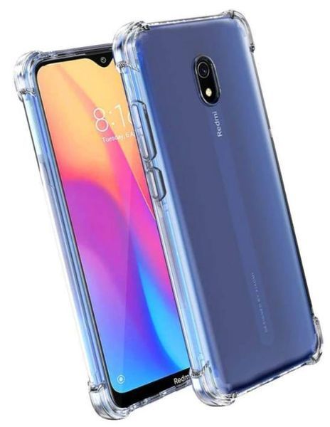 Протиударний чохол для Xiaomi Redmi 8a прозорий, посилені кути, TPU (сяоми редми 8а) 0061696 фото
