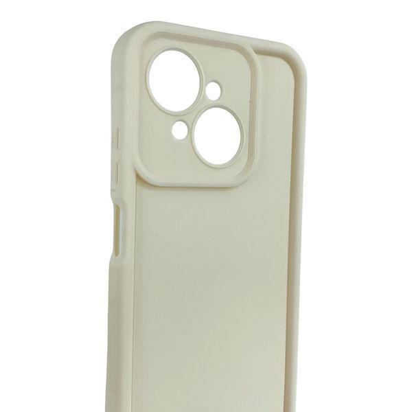 Чехол силиконовый Soft Touch для Tecno Spark Go 2025 молочный (Полная защита камеры) 0054463 фото