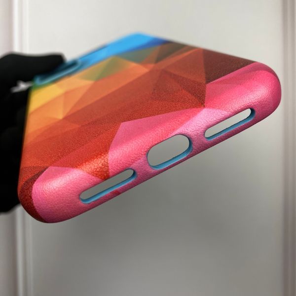 Чехол для Apple iPhone 11 кожаный с микрофиброй яркий на айфон 11 разноцветный 0000251 фото