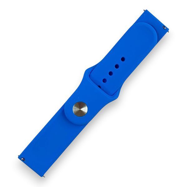 Ремешок силиконовый 22 мм для Honor MagicWatch 2 (46mm) синий 0056954 фото