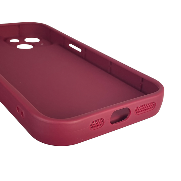 Чохол силіконовий Soft Touch для Apple iPhone 13 бордовий (Повний захист камери) 0039357 фото