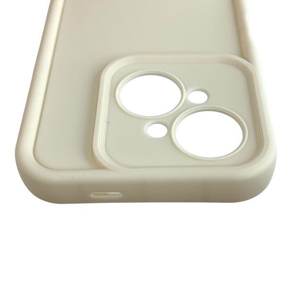 Чехол силиконовый Soft Touch для Tecno Spark Go 2025 молочный (Полная защита камеры) 0054463 фото