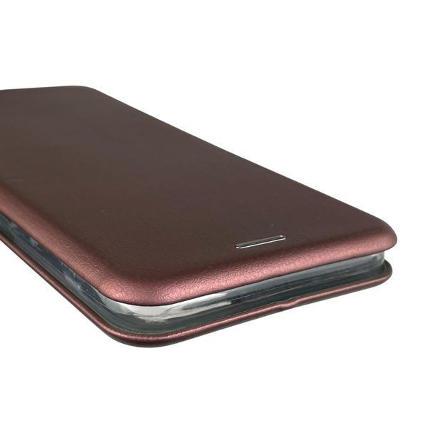 Чехол-книжка для OPPO A16 с подставкой на оппо А16 бордовая 0012946 фото