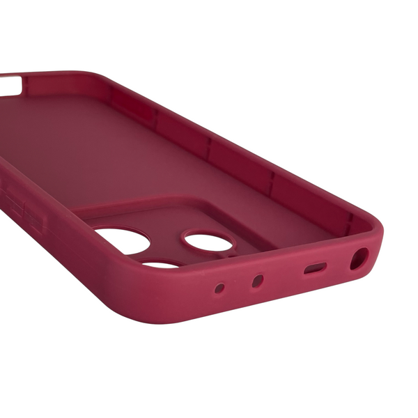 Чохол силіконовий Soft Touch для Xiaomi Redmi Note 14 4G EU бордовий (Повний захист камери) 0040021 фото