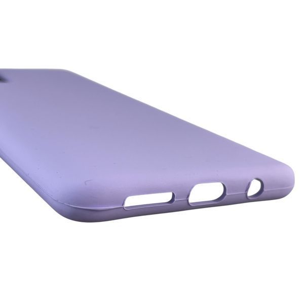 Чохол для Samsung Galaxy A71 (SM-A715F) силіконовий з мікрофіброю нековзний на самсунг а71 бузковий 0032112 фото