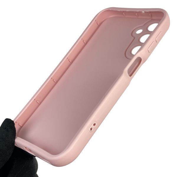 Чехол силиконовый оригинальный Soft Touch с 3D принтом смешного теда мишки для Samsung Galaxy A24 (SM-A245F) пудровый (Полная защита камеры) 0048640 фото
