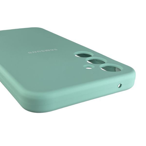 Чохол для Samsung Galaxy A35 5G (SM-A356B) люкс якості з логотипом на самсунг а35 м'ятний 0008463 фото
