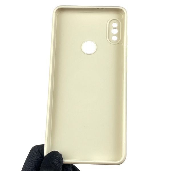 Чохол для Xiaomi Redmi Note 5 Pro з квадратними гранями із захистом камери на сяомі редмі нот 5 про бежевий 0012885 фото