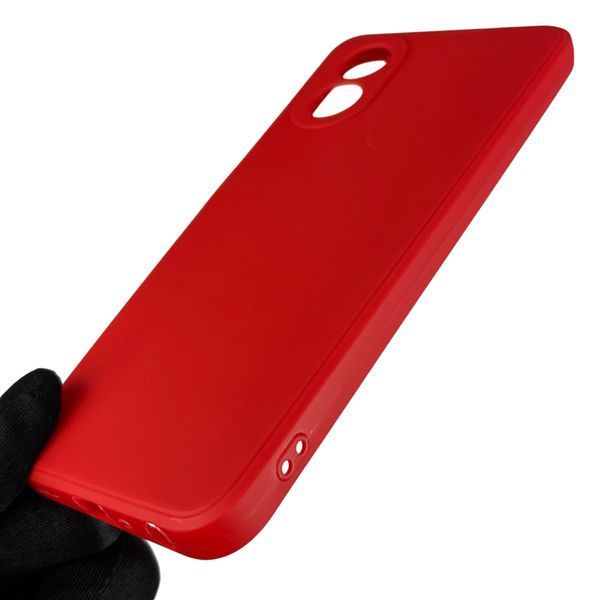 Чохол для OPPO A38 4G CPH2579 із квадратними гранями із захистом камери на оппо а38 червоний 0002648 фото