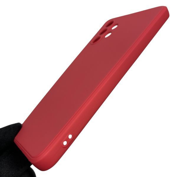 Чехол для Samsung Galaxy A32 4G SM-A325F с квадратными гранями c защитой камеры на самсунг а32 4г красный 0001922 фото