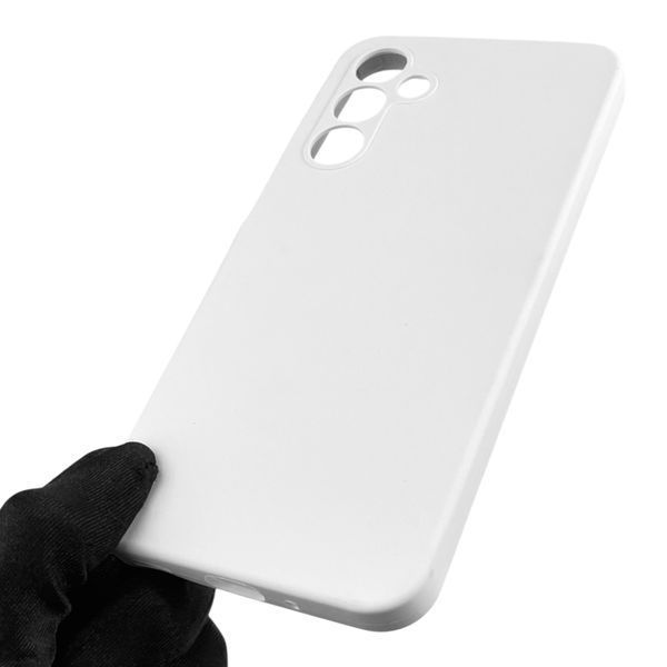 Чохол для Samsung Galaxy A16 (SM-A165) силіконовий з мікрофіброю нековзний на самсунг а16 білий 0031844 фото