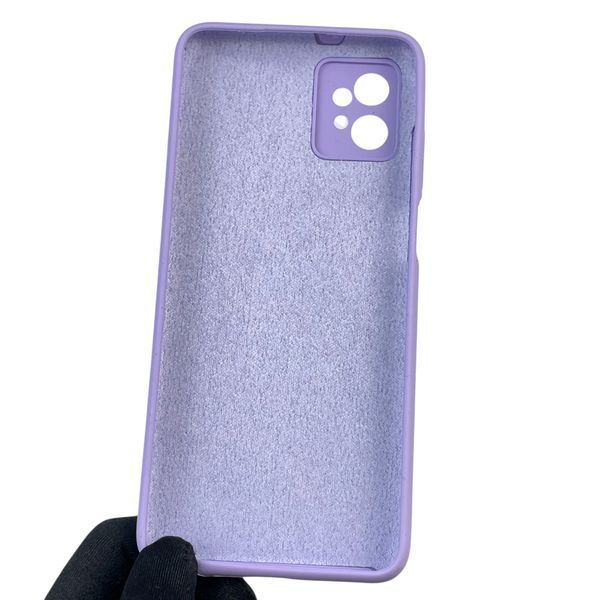 Чехол для Motorola Moto G32 (PAUU0013RS) силиконовый с микрофиброй нескользящий на моторола г32 сиреневый 0031785 фото