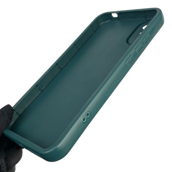 Чехол силиконовый оригинальный Soft Touch с 3D принтом злой котик для Xiaomi Redmi 9A темно-зеленый (Полная защита камеры) 0046719 фото