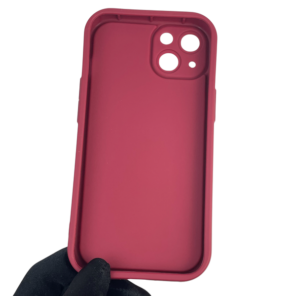 Чохол силіконовий Soft Touch для Apple iPhone 13 бордовий (Повний захист камери) 0039357 фото