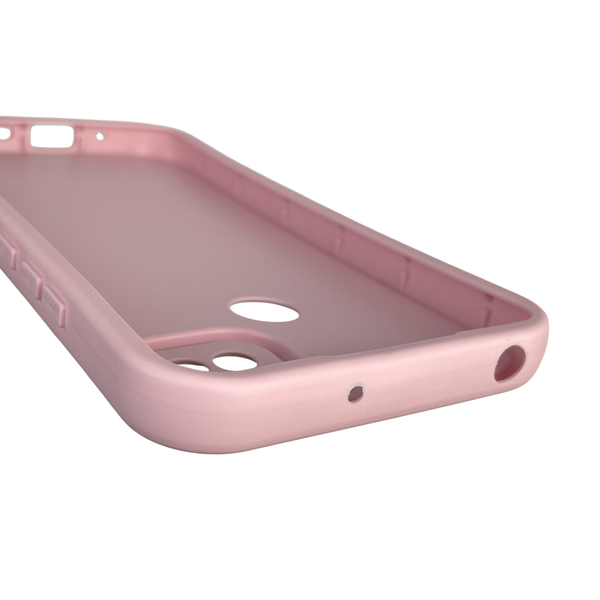 Чехол силиконовый Soft Touch для Xiaomi Redmi 9C пудровый (Полная защита камеры) 0039894 фото