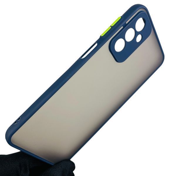Чохол для Samsung Galaxy M23 5G SM-M236 з високими бортами із захистом камери на самсунг м23 5г темно-синій 0001865 фото