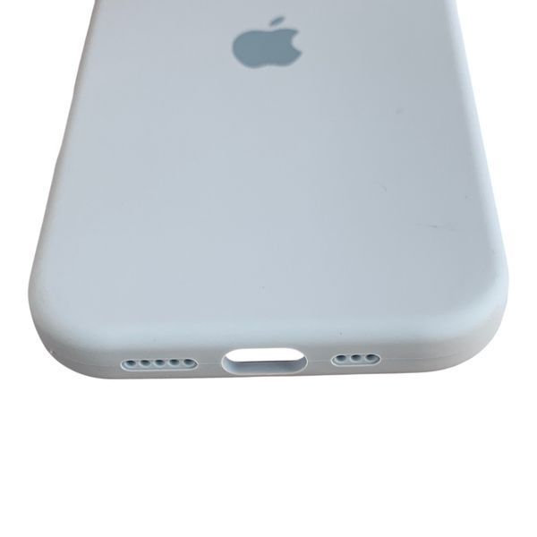 Чохол Silicone Case для Apple iPhone 16 синій Mist Blue (soft touch, кільця камери, мікрофібра) 0061863 фото