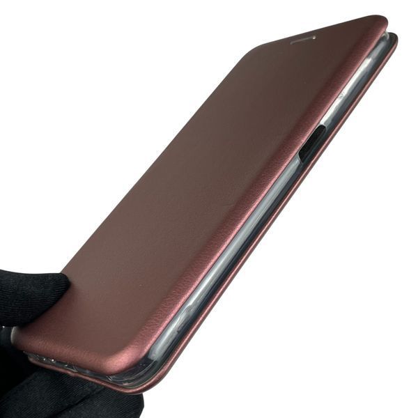 Чехол-книжка для OPPO A16 с подставкой на оппо А16 бордовая 0012946 фото