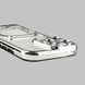 Чохол для Apple iPhone 16 Pro Max зі срібною окантовкою з кишенькою для карток на айфон 16 про макс срібний 0013036 фото 5