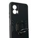 Чехол для телефона Motorola G Power 5G (2024) бронированный с магнитным кольцом и защитой камеры черный 0051106 фото 4