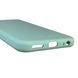 Чехол для Vivo Y21 силиконовый с микрофиброй нескользящий на виво у21 бирюзовый 0032332 фото 6