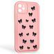 Чехол силиконовый Soft Touch с 3D принтом для Apple iPhone 11 розовый (Полная защита камеры) 0044595 фото 1