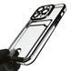 Чехол для Apple iPhone 14 Pro с чёрной окантовкой с карманом для карт на айфон 14 про чёрный 0013013 фото 3