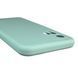 Чехол для Vivo Y21 силиконовый с микрофиброй нескользящий на виво у21 бирюзовый 0032332 фото 5