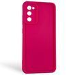Чехол силиконовый Soft Touch для Samsung Galaxy S20 FE малиновый (Полная защита камеры) 0054025 фото