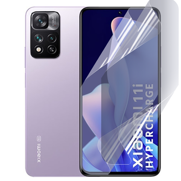 Плёнка гидрогелевая для Xiaomi 11i Hypercharge глянцевая на Сяоми 11и гиперчардж прозрачная 0011620 фото