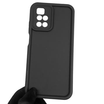 Чохол силіконовий Soft Touch для Xiaomi Redmi 10 чорний (Повний захист камери) 0039785 фото