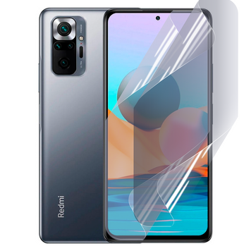 Плёнка гидрогелевая для Xiaomi Redmi Note 10 Pro 5G глянцевая на сяоми редми нот 10 про 5г прозрачная 0003449 фото