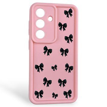 Чохол силіконовий Soft Touch з 3D принтом для Samsung Galaxy S26 рожевий (Повний захист камери) 0057798 фото
