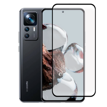 Защитное стекло для телефона Xiaomi 12T противоударное полноэкранное на сяоми 12т черное 0038384 фото