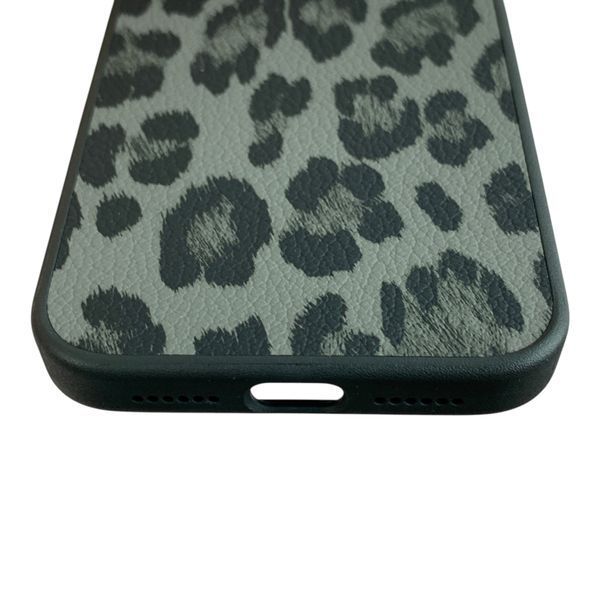 Чохол Kajsa Glamorous Leopard для iPhone 17 Pro Max чорний (MagSafe, металеве кільце камери, преміум) 0062014 фото