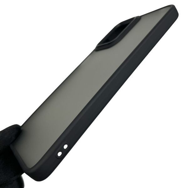 Чехол для Motorola Moto G14 PAYF0006RS противоударный матовый с высокими бортами на моторола г14 чёрный 0000756 фото