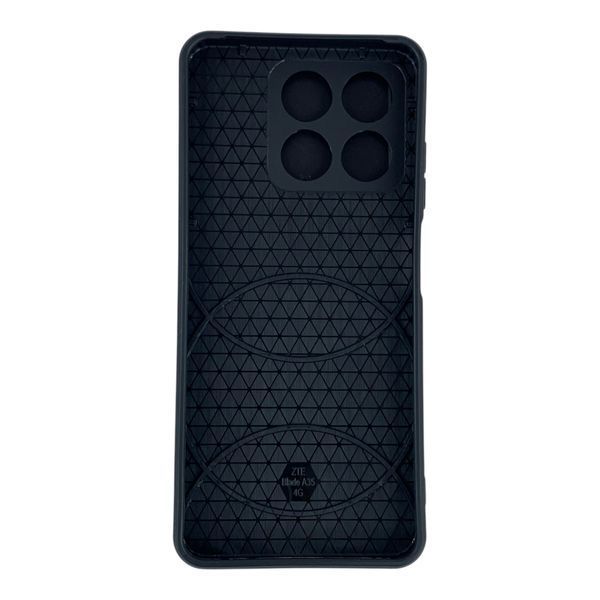 Чехол противоударный для ZTE Blade A35 с магнитной пластиной со шторкой на камере черный 0050923 фото