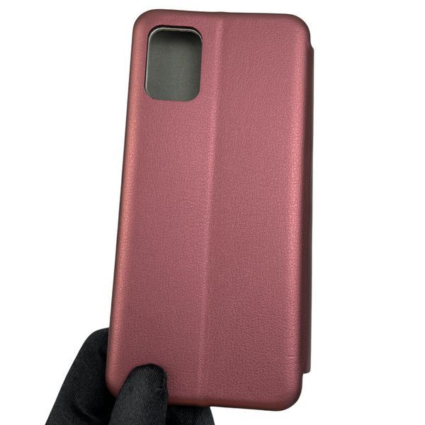 Чехол-книжка для Samsung Galaxy A51 SM-A515F с подставкой на самсунг а51 бордовая 0002119 фото