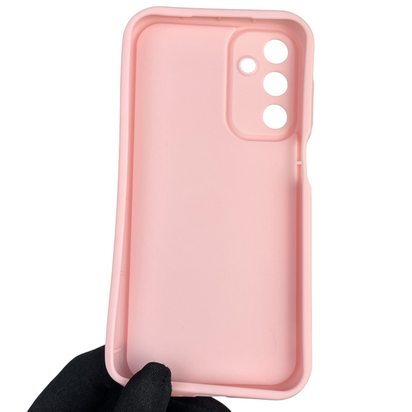 Чехол силиконовый Soft Touch с 3D принтом для Samsung Galaxy M15 5G розовый (Полная защита камеры) 0042069 фото