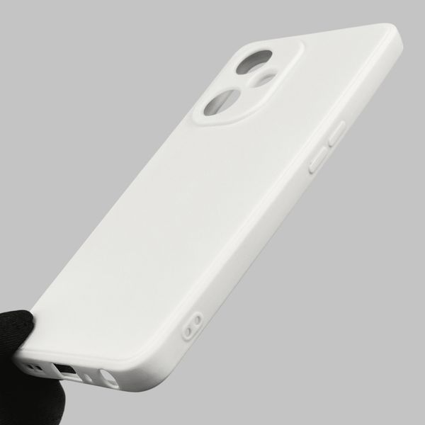 Чехол для OnePlus Nord CE 3 Lite с квадратными гранями с защитой камеры на ванплас норс се 3 лайт белый 0012379 фото