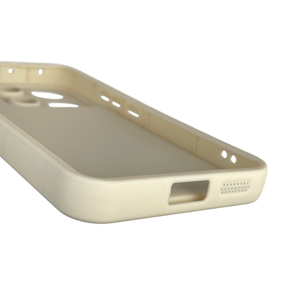 Чехол силиконовый Soft Touch с 3D принтом Майнкрафт для Xiaomi POCO X6 молочный (Полная защита камеры) 0041623 фото