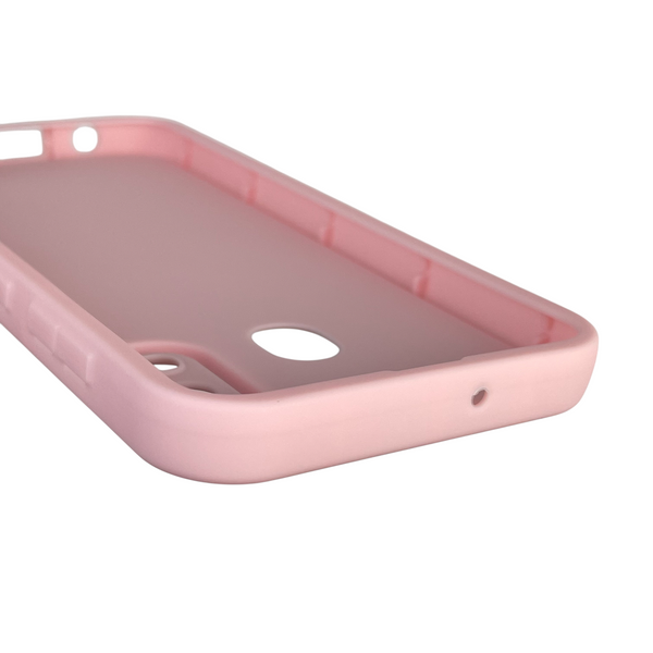 Чехол силиконовый Soft Touch с 3D принтом Майнкрафт для Samsung Galaxy A20 (SM-A205F) розовый (Полная защита камеры) 0041185 фото