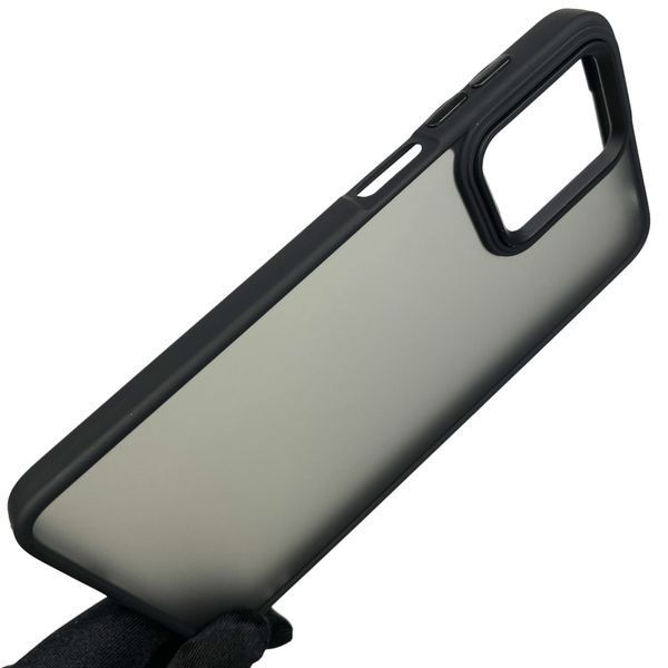 Чехол для Motorola Moto G14 PAYF0006RS противоударный матовый с высокими бортами на моторола г14 чёрный 0000756 фото
