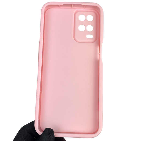 Чехол силиконовый Soft Touch с 3D принтом женским для Oppo A54 4G розовый (Полная защита камеры) 0042528 фото