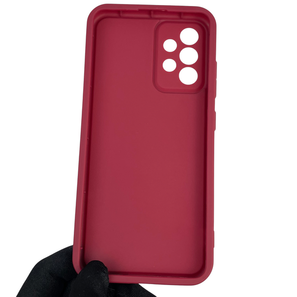Чехол силиконовый Soft Touch для Samsung Galaxy A32 4G (SM-A325F) бордовый (Полная защита камеры) 0039634 фото