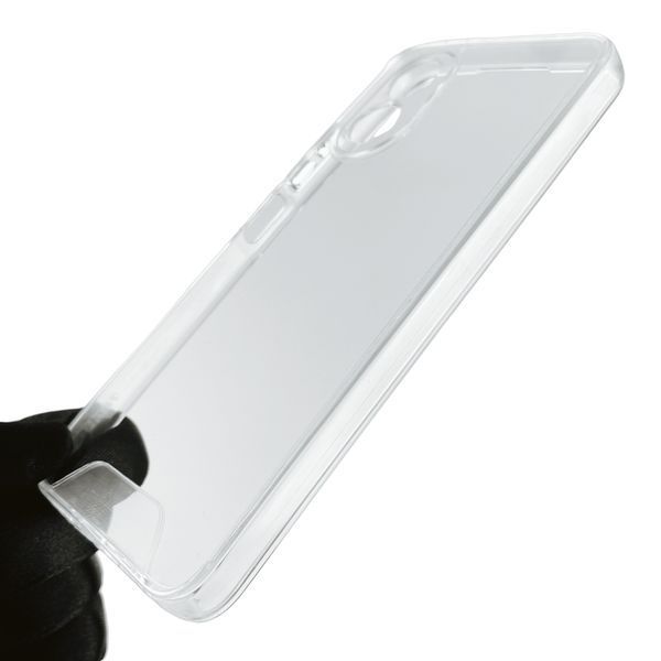 Чохол для Oppo A18 4G CPH2591 щільний із металевимі кнопкамі на оппо а18 прозорий 0002298 фото
