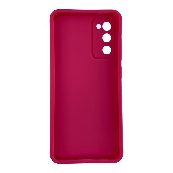 Чохол силіконовий Soft Touch для Samsung Galaxy S20 FE малиновий (Повний захист камери) 0054025 фото