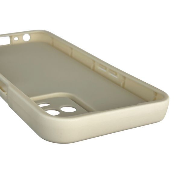 Чехол силиконовый оригинальный Soft Touch с 3D принтом злой котик для Oppo A54 4G молочный (Полная защита камеры) 0046268 фото